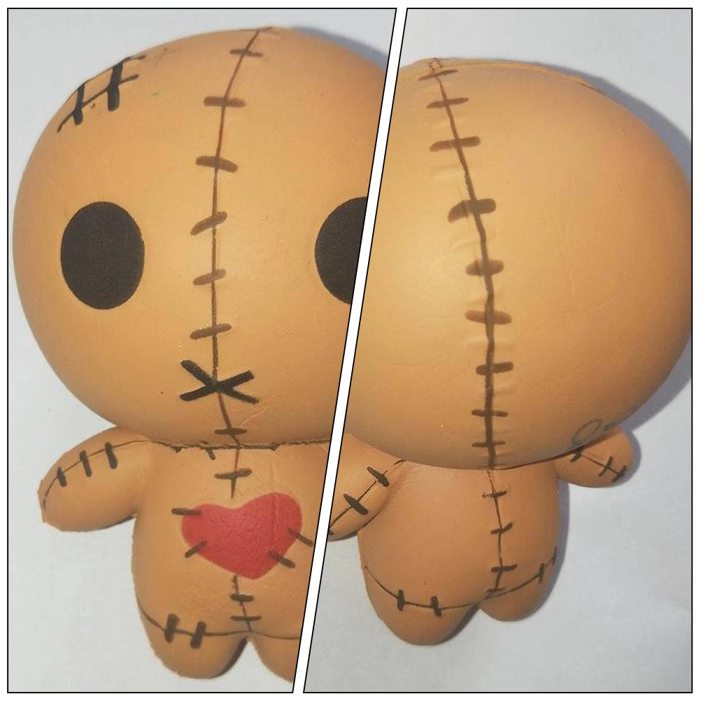 Plush Horror Doll Stress Doll Toy Halloween Horror Doll Squeeze Doll Toy Decorative Doll