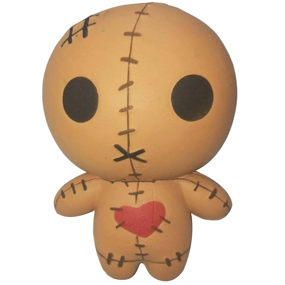 Plush Horror Doll Stress Doll Toy Halloween Horror Doll Squeeze Doll Toy Decorative Doll