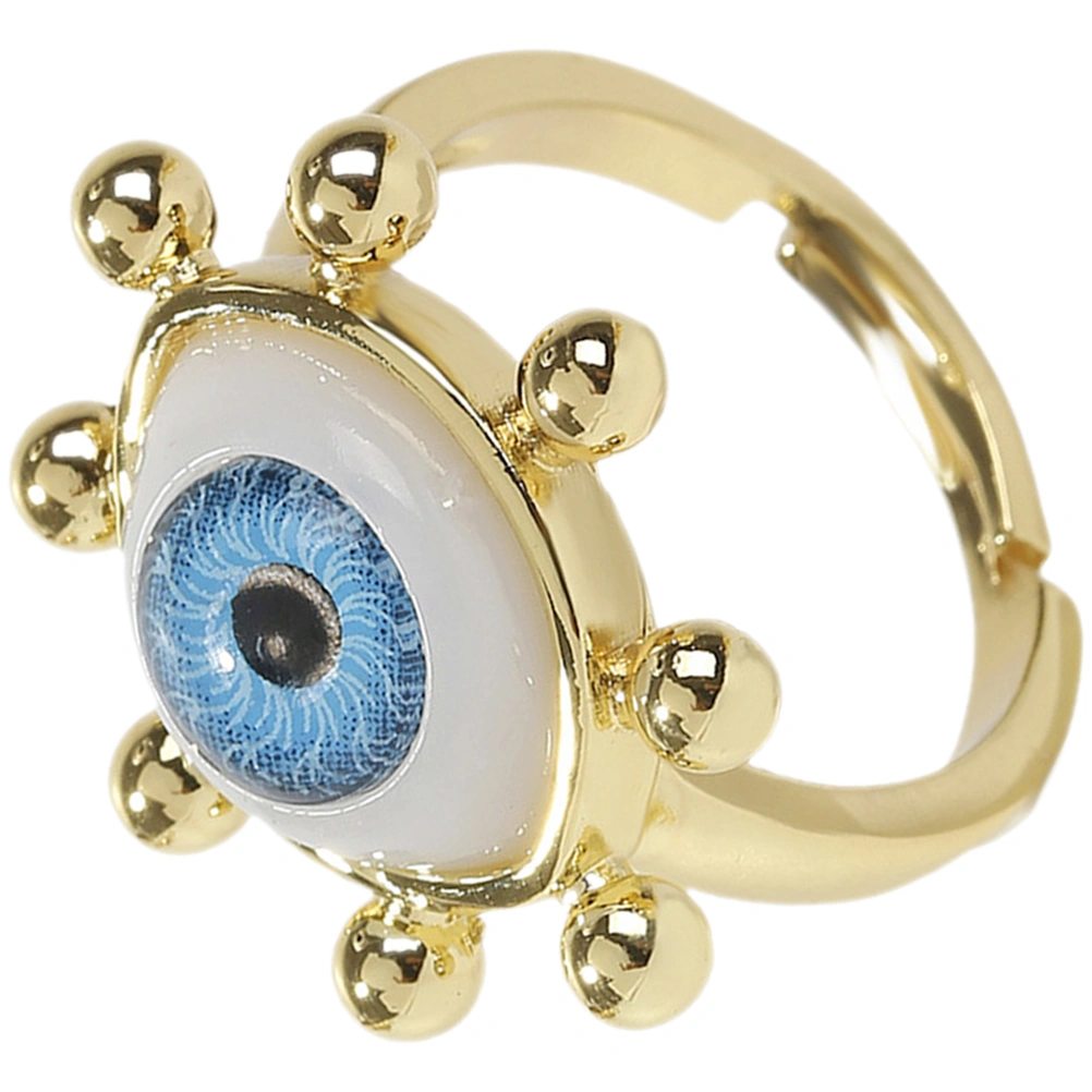 Evil Eye Ring Fashionable Ring Women Adjustable Ring Finger Ring Open Ring