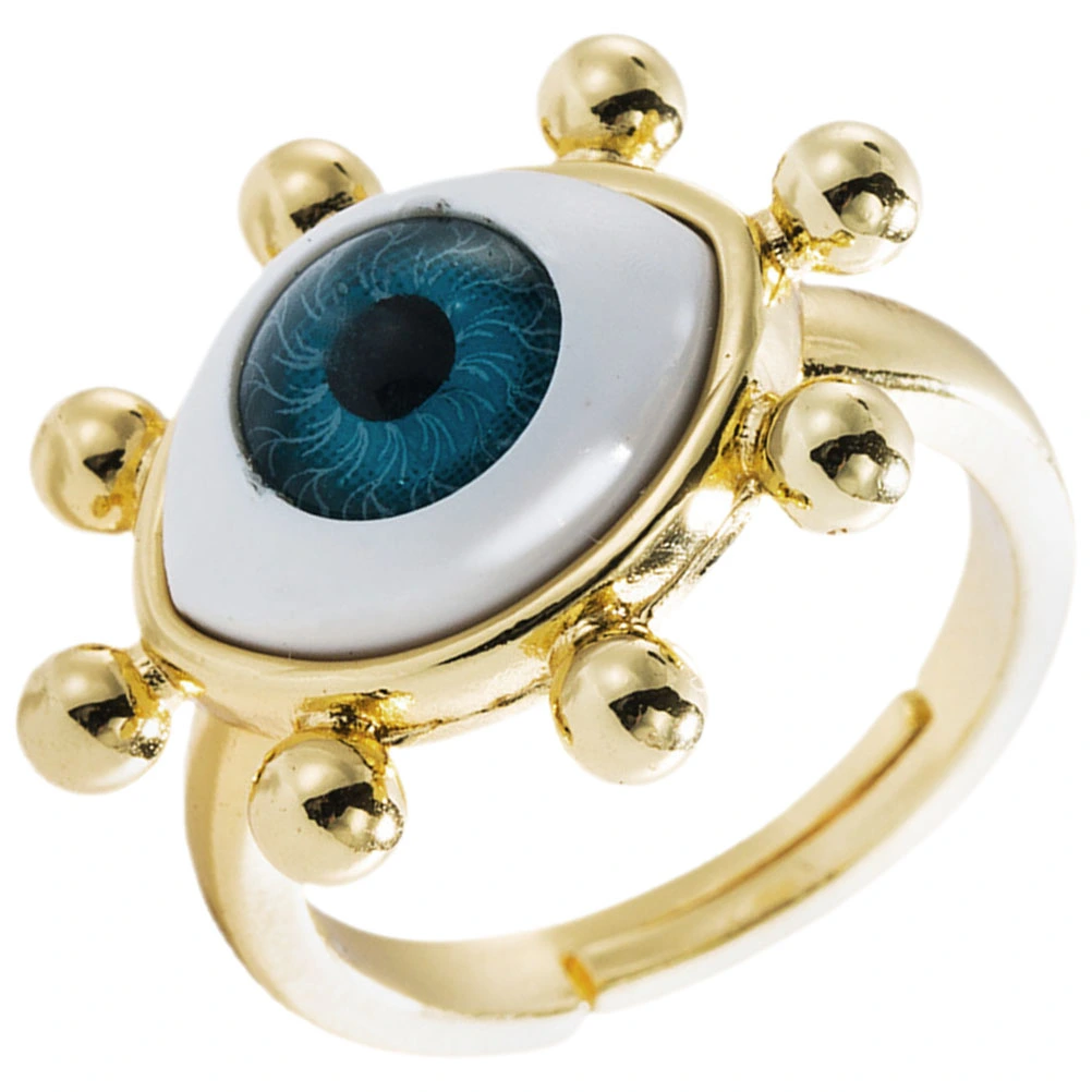 Evil Eye Ring Fashionable Ring Women Adjustable Ring Finger Ring Open Ring