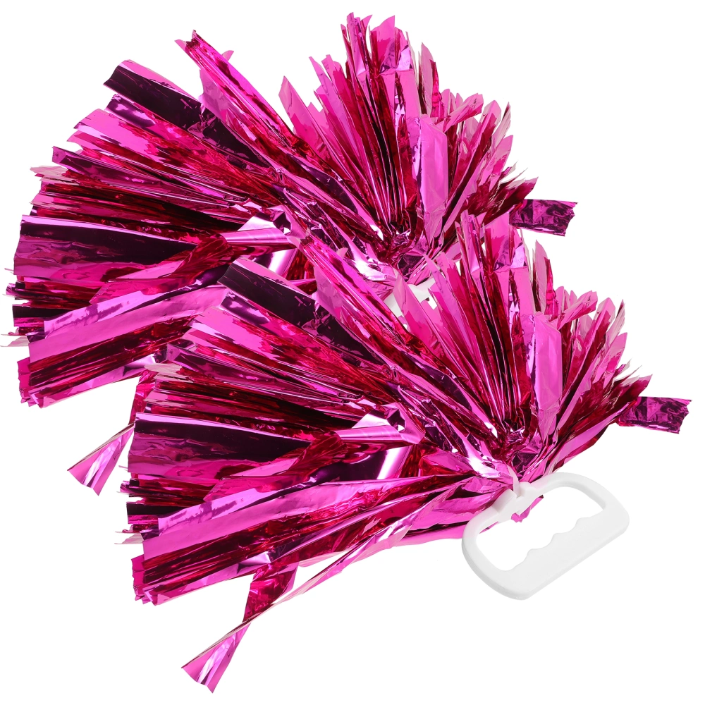 2Pcs Portable Pompoms Practical Cheer Props Handheld Dance Props Performance Cheer Costume