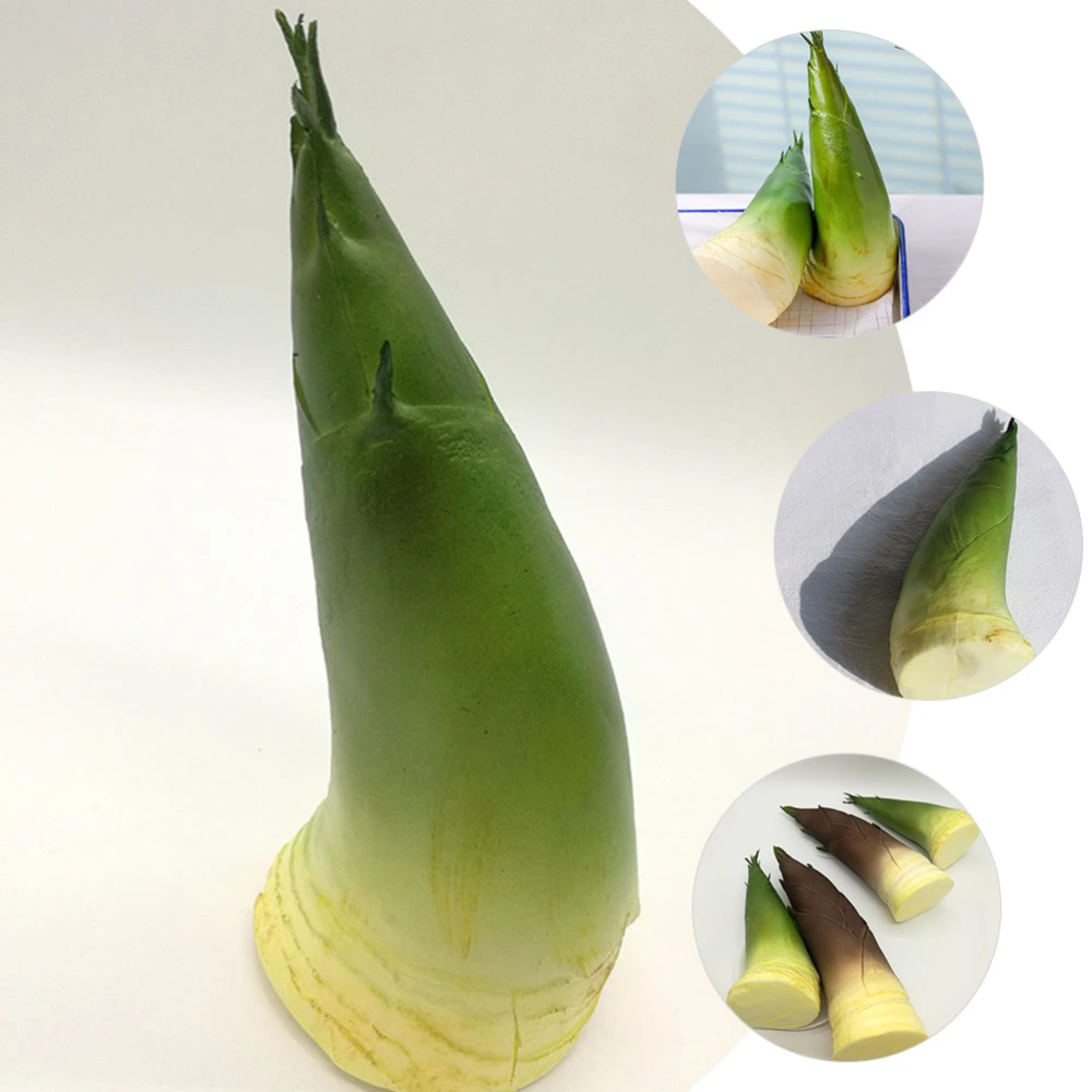 Realistic Bamboo Shoots In Spring Statues Adorable Bamboo Shoots In Spring Decorative Children Toys Fake Vegetable Models