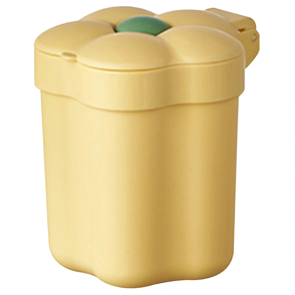 Decorative Trash Bin Small Garbage Can Desktop Rubbish Bin Bedside Trash Bin