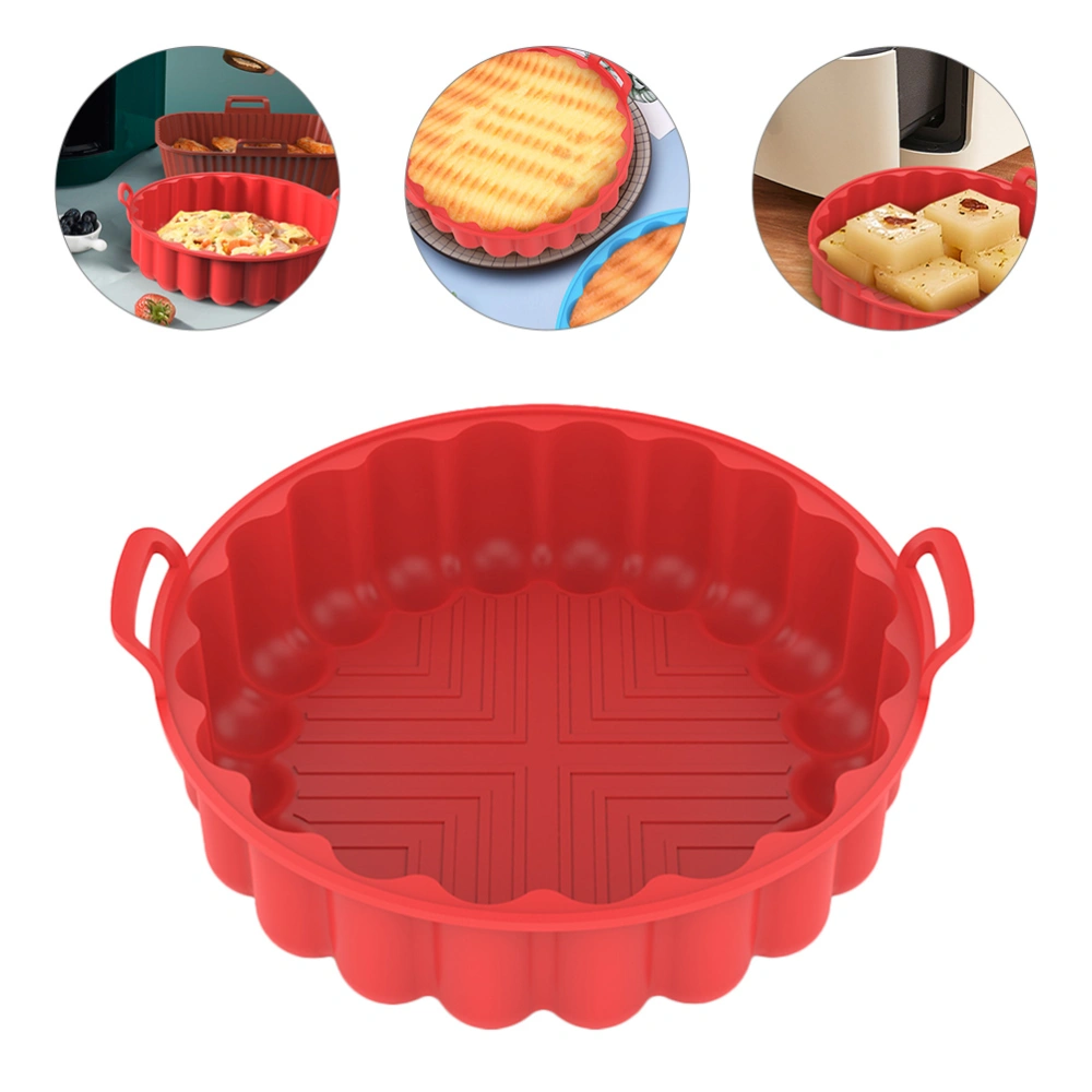 Silicone Air Fryer Liner Reusable Air Fryer Pad Non Stick Air Fryer Baking Liner