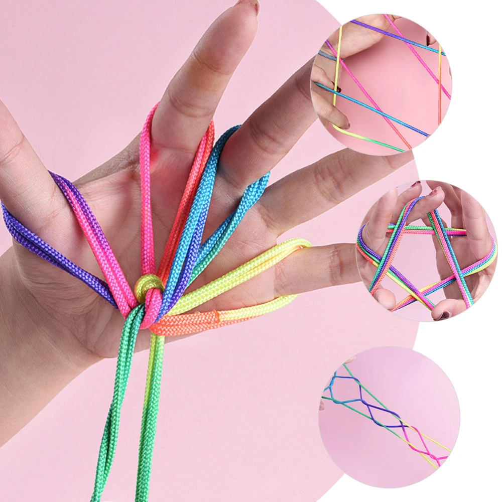 3pcs Cats Cradle String Finger String Game Hand Game Toy Kids Party Favors