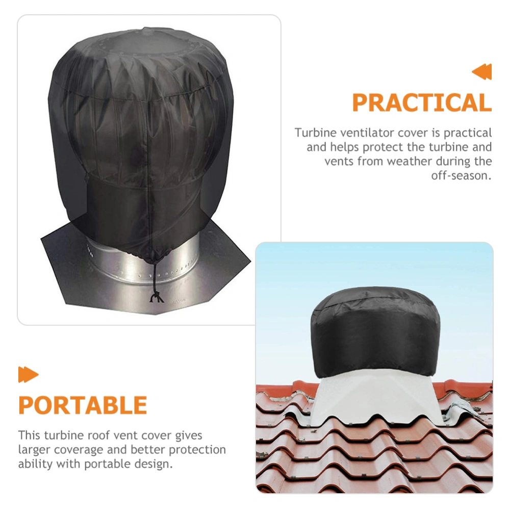 Turbine Vent Cover Lightweight Roof Ventilator Cover Turbine Roof Protective Cover