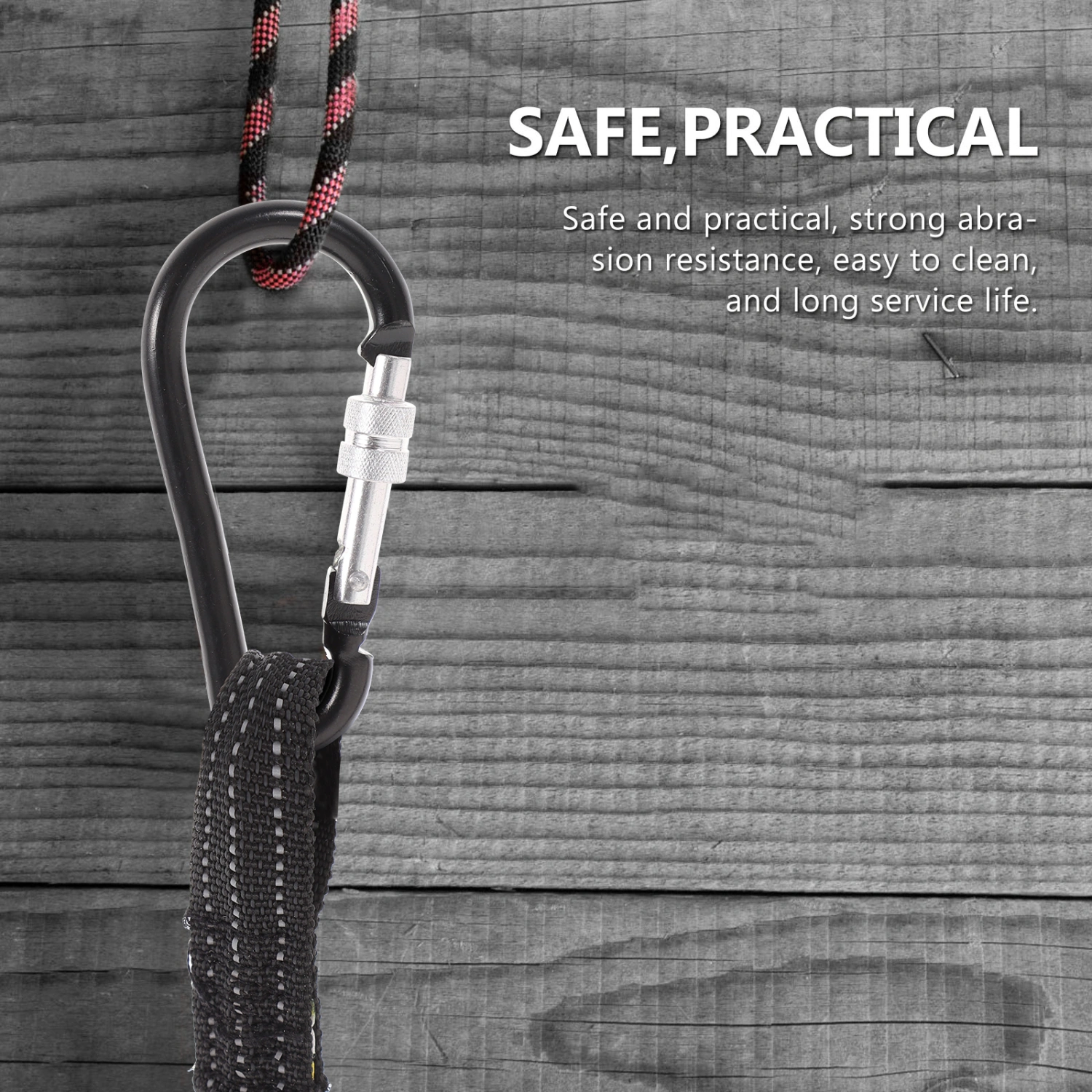 Retractable Tool Lanyard Safety Lanyard Carabiner Tool Lanyard Tool Leash for Hand Tools