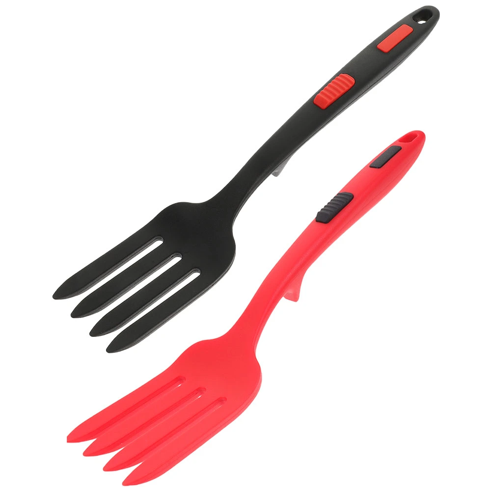2Pcs Household Salad Fork Multi-function Food Fork Convenient Dinner Fork Home Accessory