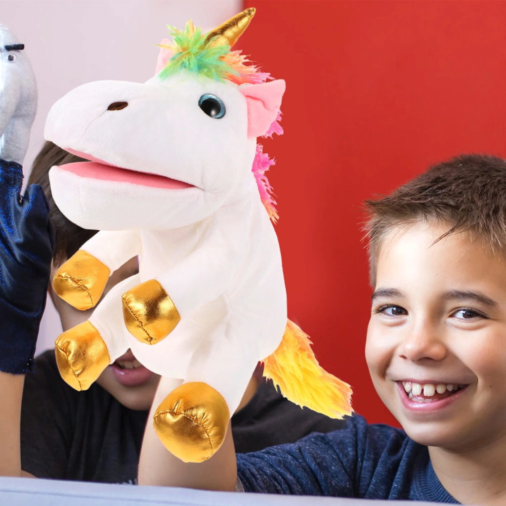 Storytime Unicorn Puppet Children Hand Puppet DIY Hand Toy Educational Hand Puppet