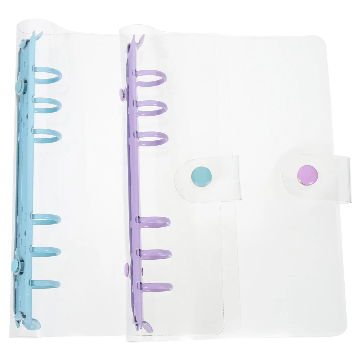 2pcs Binder Notebook Shell Lovely Scrapbook Shell Loose-leaf Notebook Shell Office Accessory