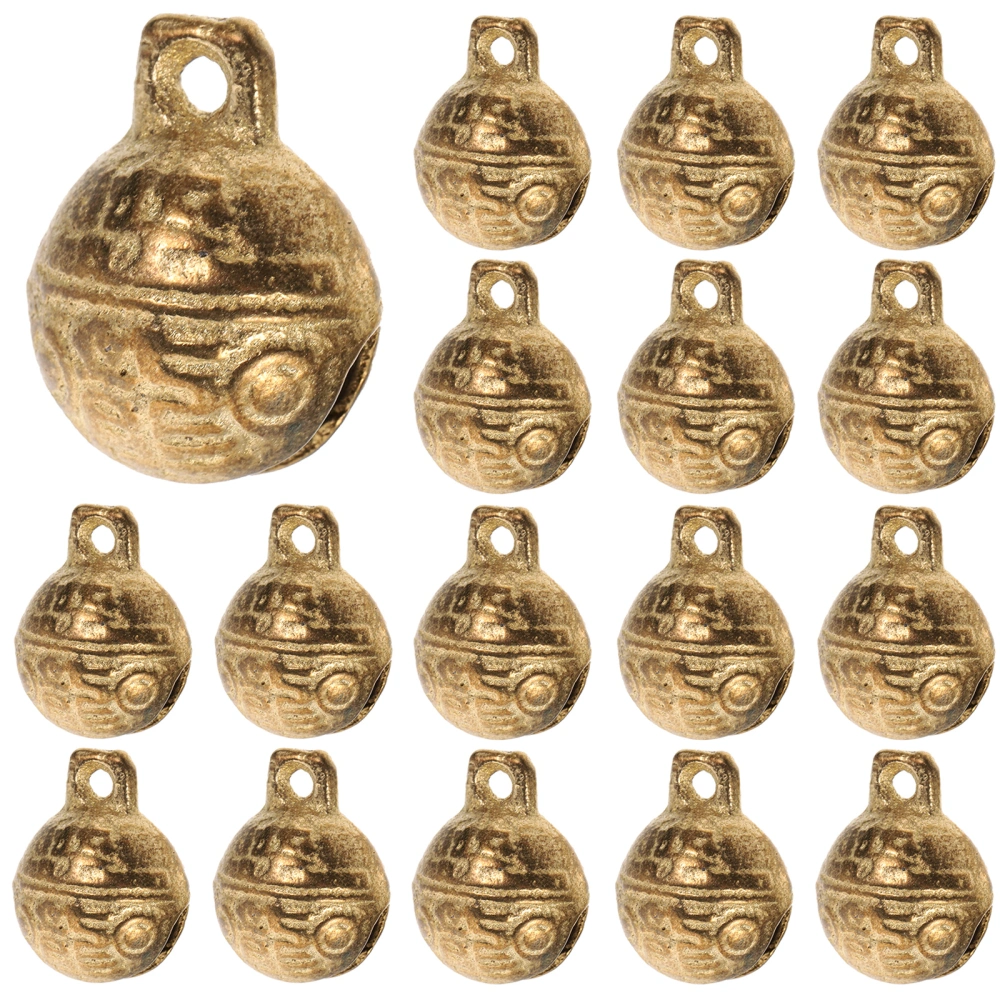 30Pcs Copper Bells Vintage Hanging Bells Pendant Charms for DIY Crafts Jewelry Making