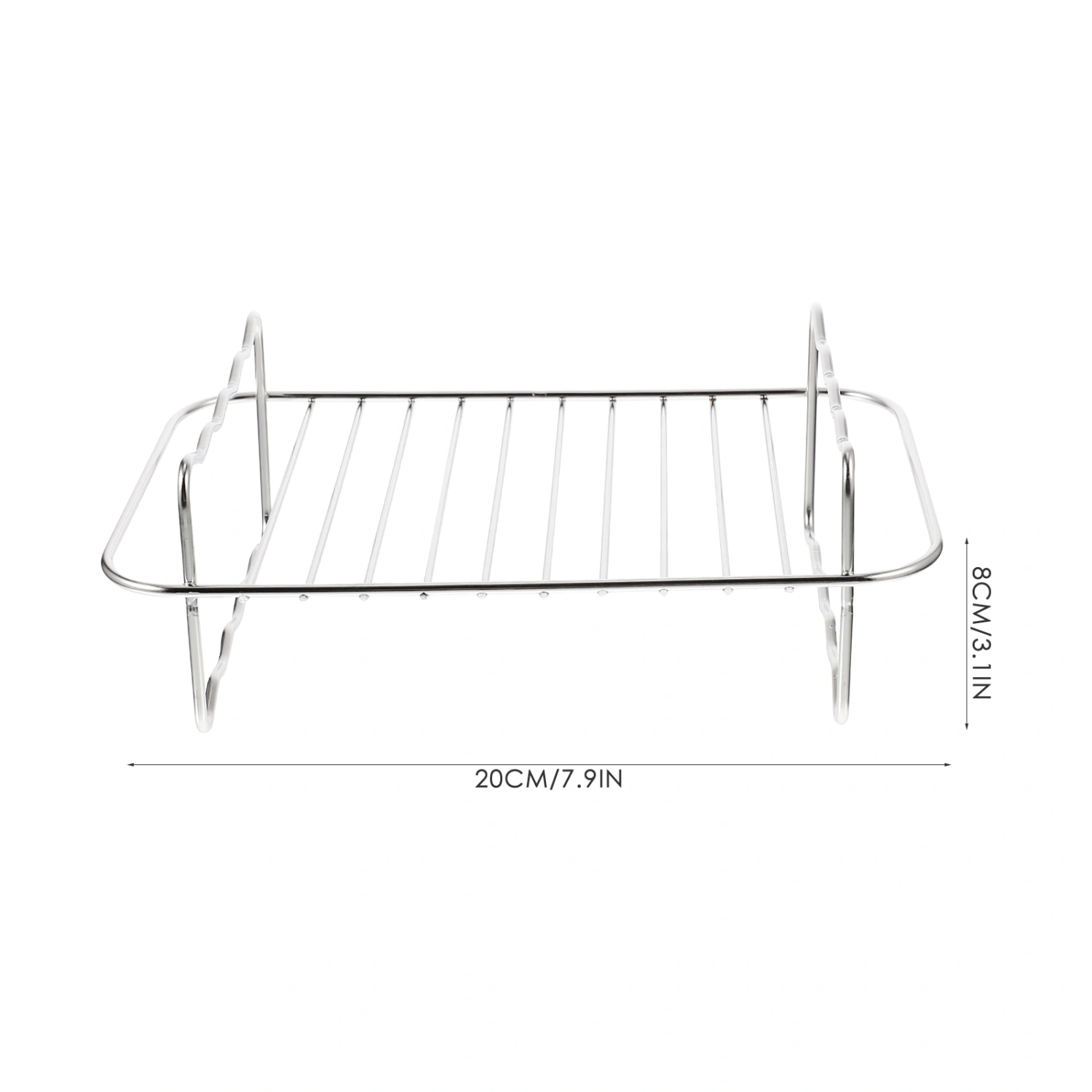 Kitchen Air Fryer Grill Rack Stainless Steel Grill Rack Reusable Air Fryer Bracket