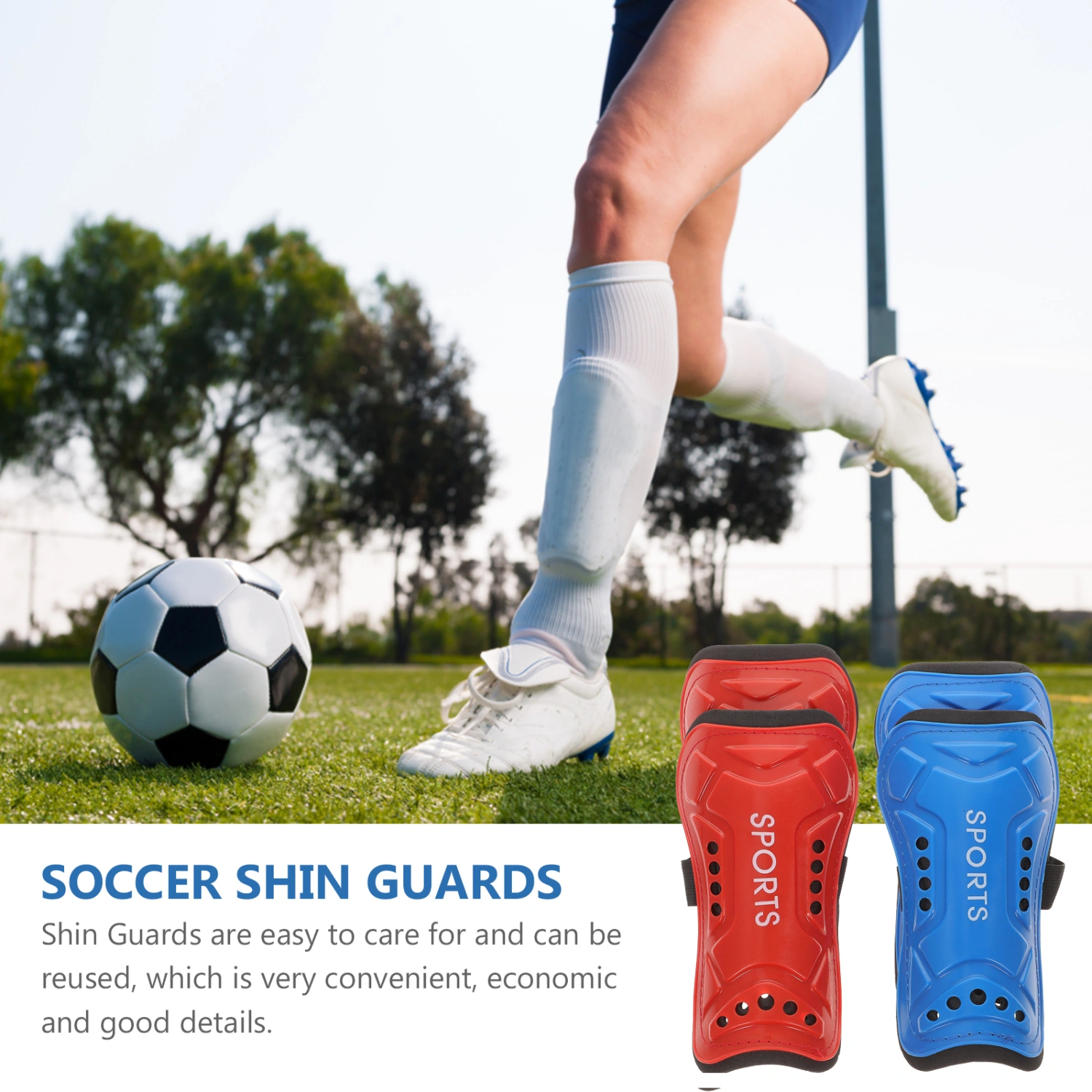 2 Pairs of Adults Shin Guards Adults Soccer Shin Guards Adults Soccer Shin Pad Adults Shin Protector
