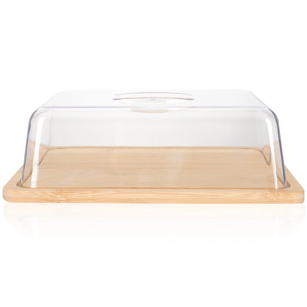 Butter Tray with Lid Rectangle Cheese Dish Butter Display Dish Vegetable Serving Tray