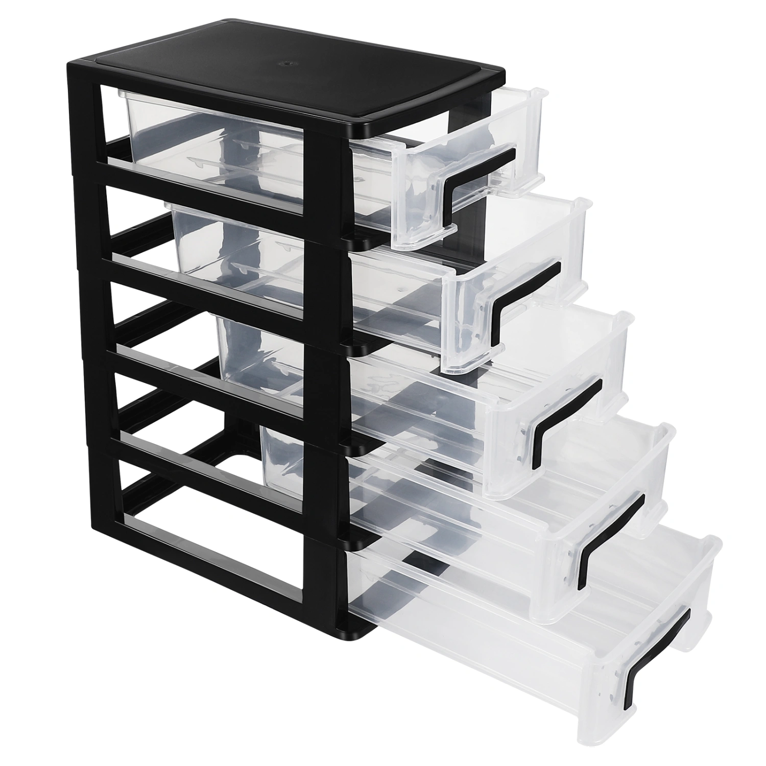 Drawer Storage Organizer 5 Layered Drawer Type Closet Storage Boxes for Office Home