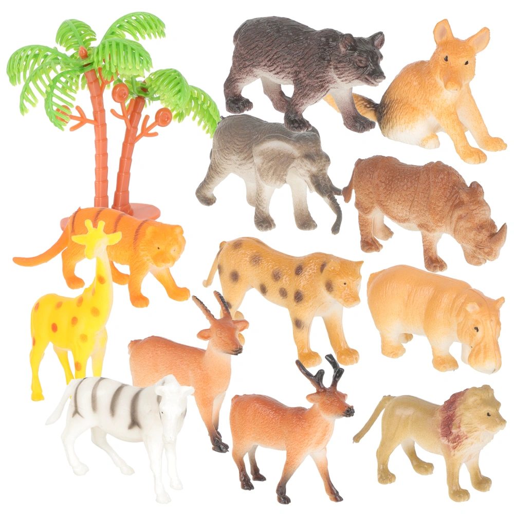 12pcs Animals Figurines Woodland Animals Figurines Wild Forest Animals Models