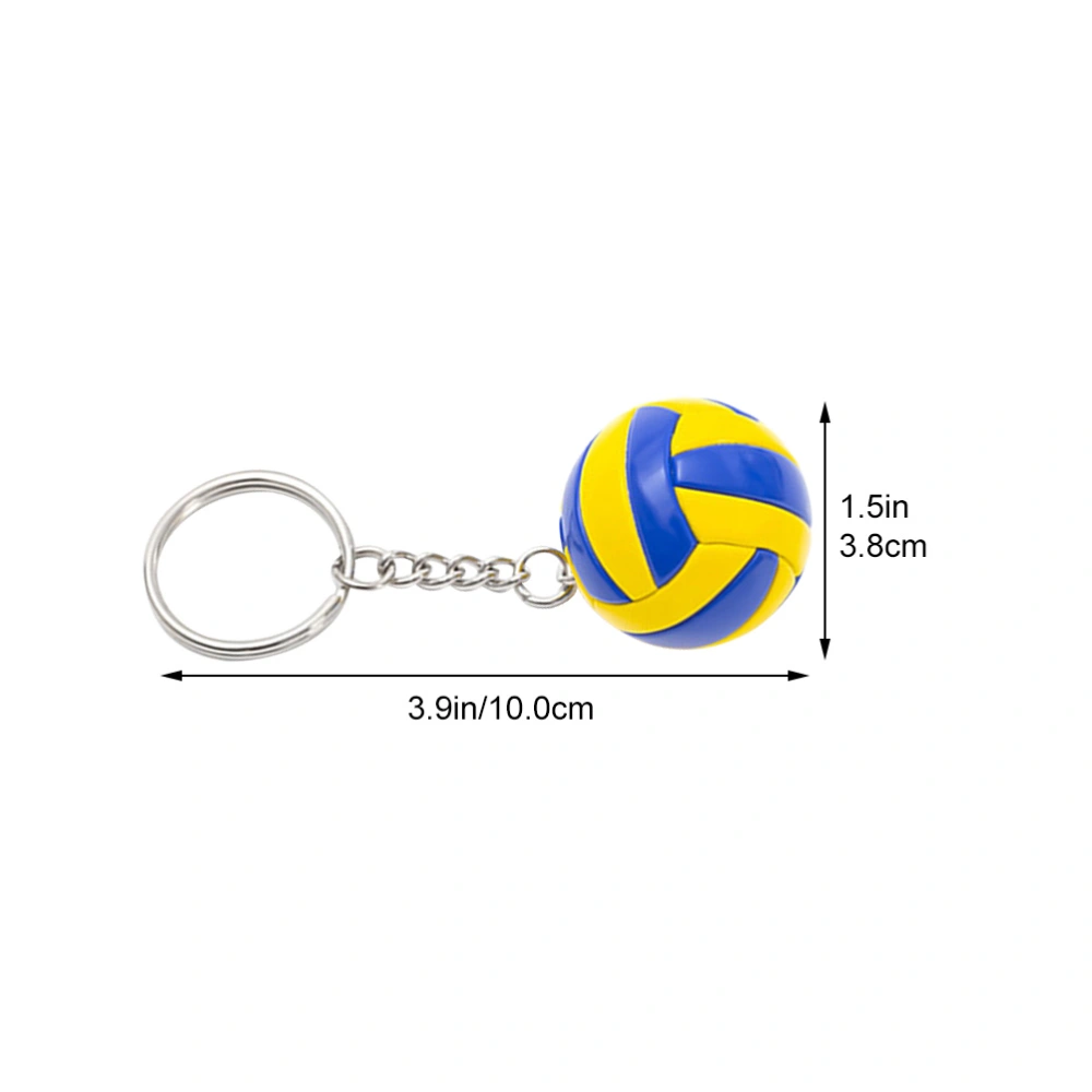 3Pcs Exquisite Volleyball Keychains Multi-function Keychains Decorative Bag Pendants