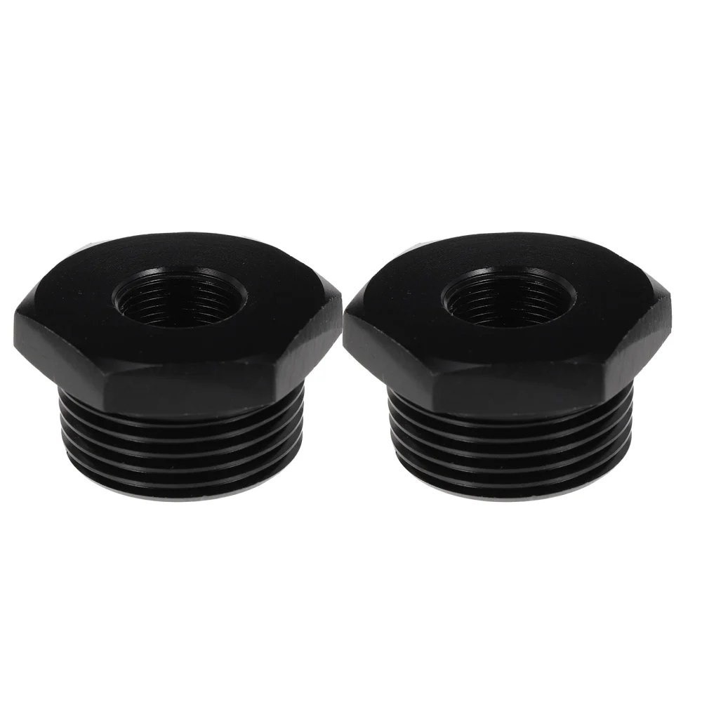 2pcs Oil Filter Adapter Steel Threaded Adapter 1/2-28 To 3/4 Car Oil Filter