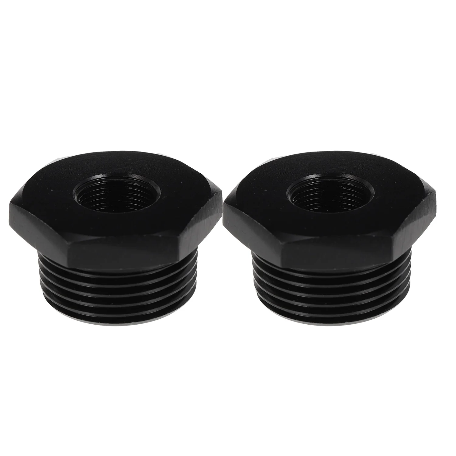 2pcs Oil Filter Adapter Steel Threaded Adapter 1/2-28 To 3/4 Car Oil Filter