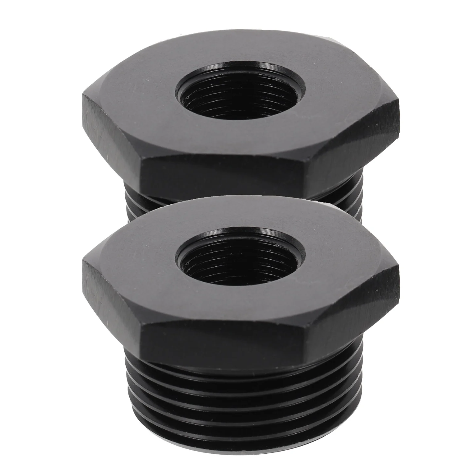 2pcs Oil Filter Adapter Steel Threaded Adapter 1/2-28 To 3/4 Car Oil Filter