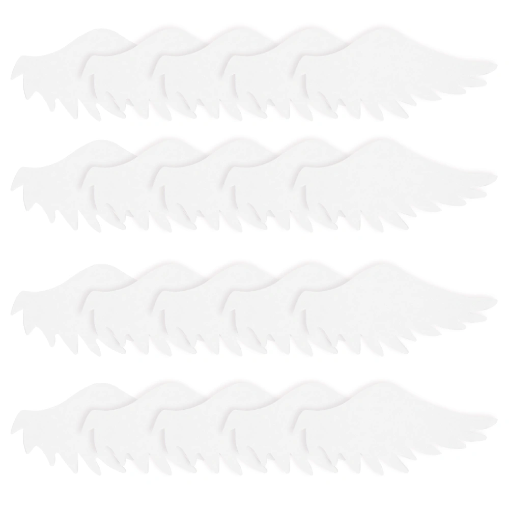 50pcs Angel Wing Cupcake Toppers Paper Cupcake Angel Wing Dessert Toppers