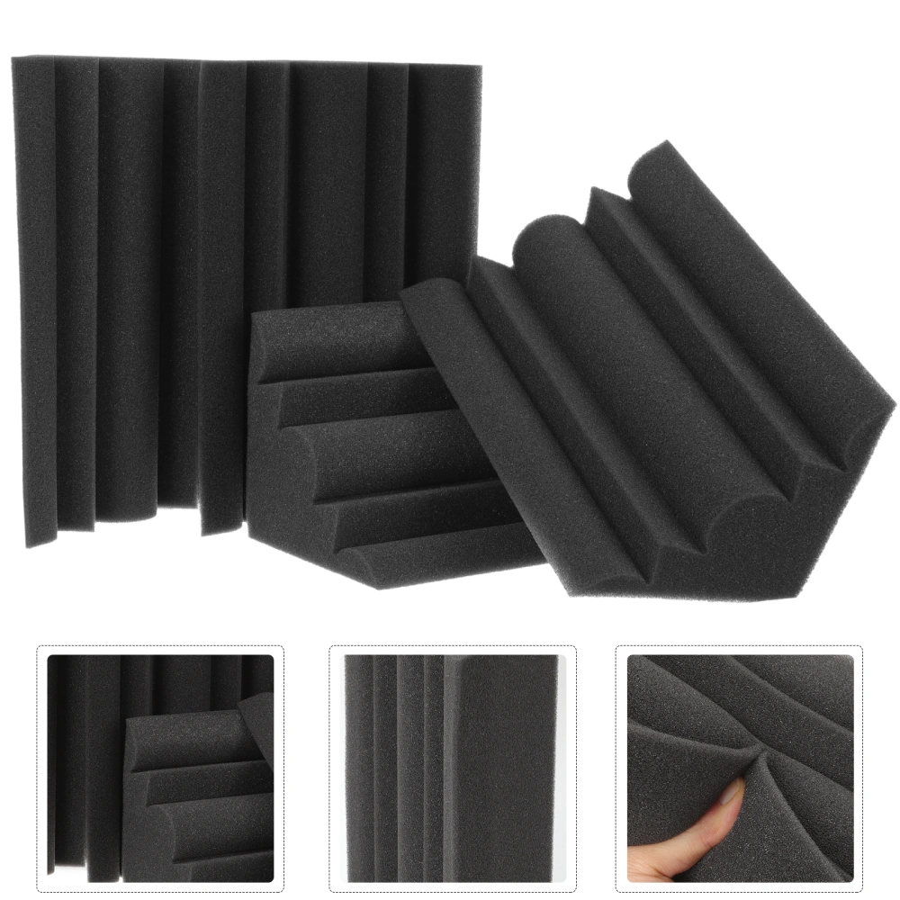 4pcs Replacement Corner Sound-absorbing Panels Arc Acoustic Absorption Panels