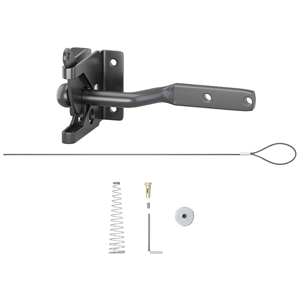 1 Set Self-locking Latch Gate Gravity Latch Heavy Duty Gate Handle Locking Gate Latch
