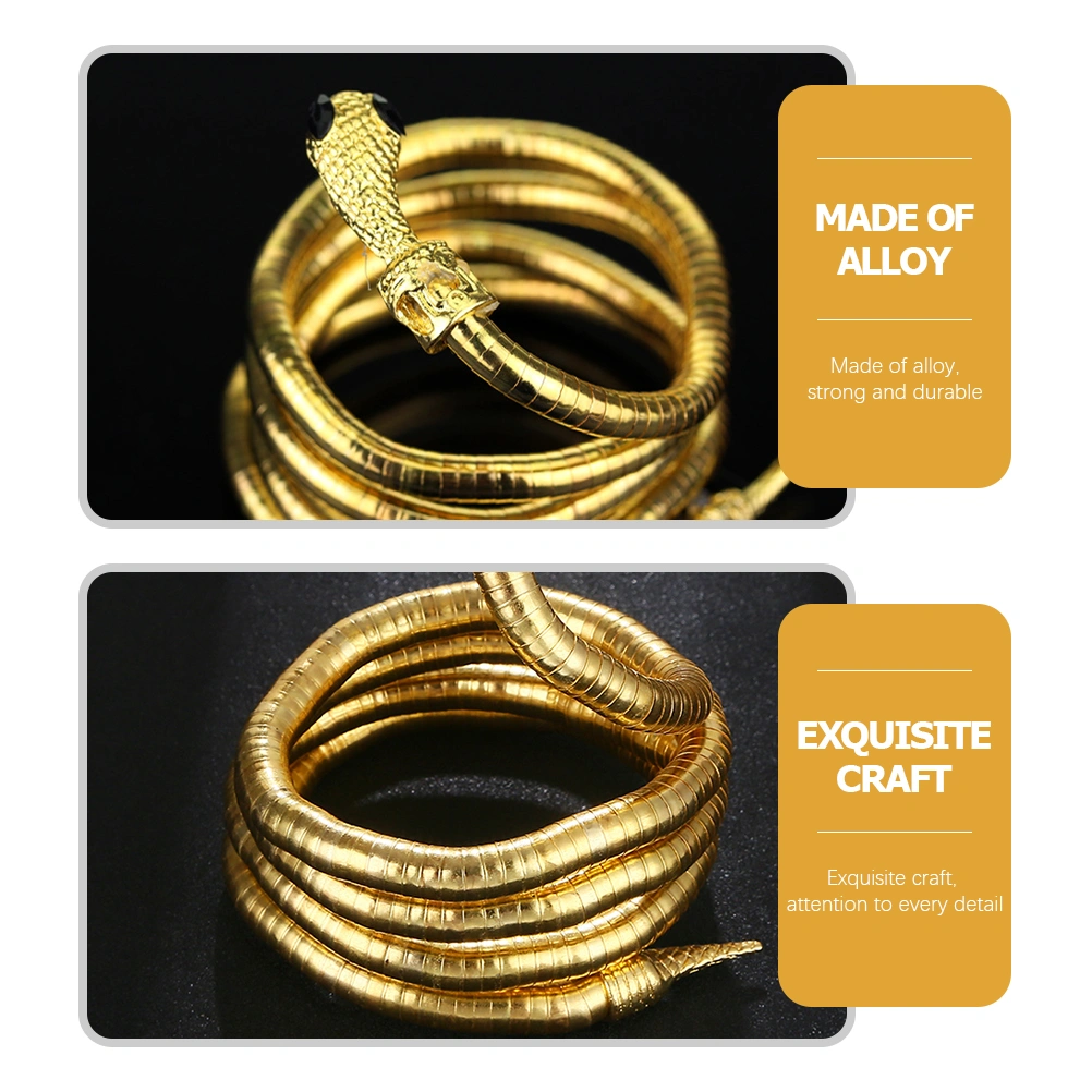 Flexible Bendable Snake Bracelet Wrap Bangle Neck Collar Choker Necklace Snake Jewelry