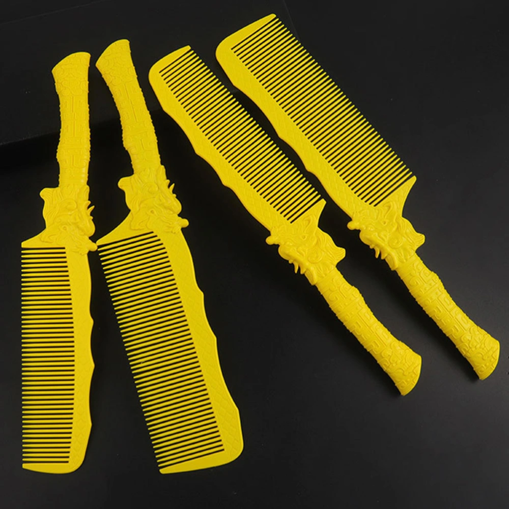 Household Hair Comb Hair Styling Comb Dragon Elements Salon Hair Comb Hair Cutting Tool