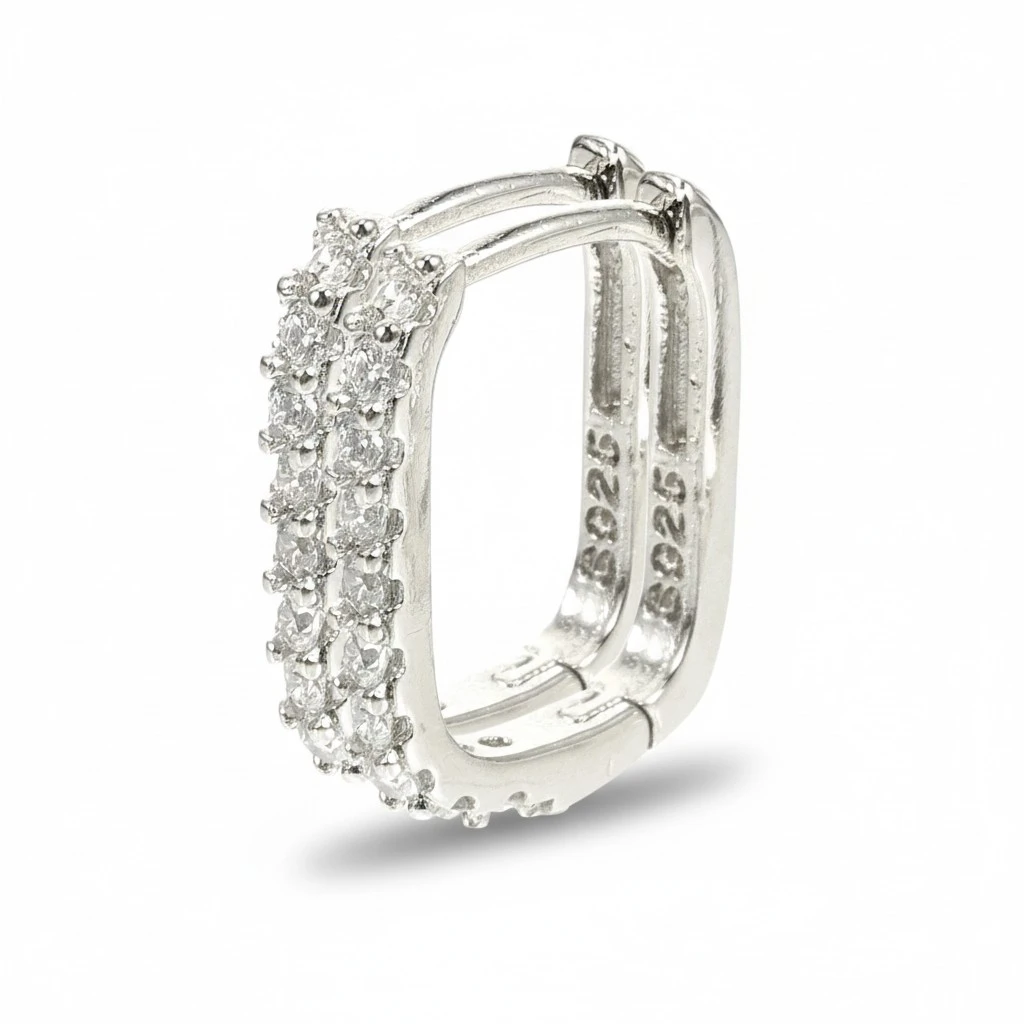 1 Pair Cartilage Earring Huggie Earrings Zircon Earrings Trendy Earrings for Women