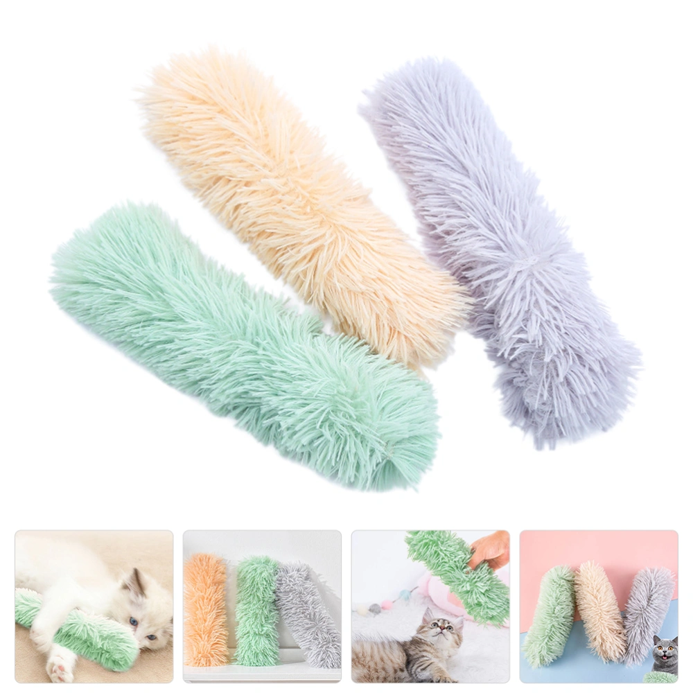 3Pcs Lovely Cat Toy Cat Pillow Catnip Toys Cat Catnip Toys Cat Diversion Toys for Kitten