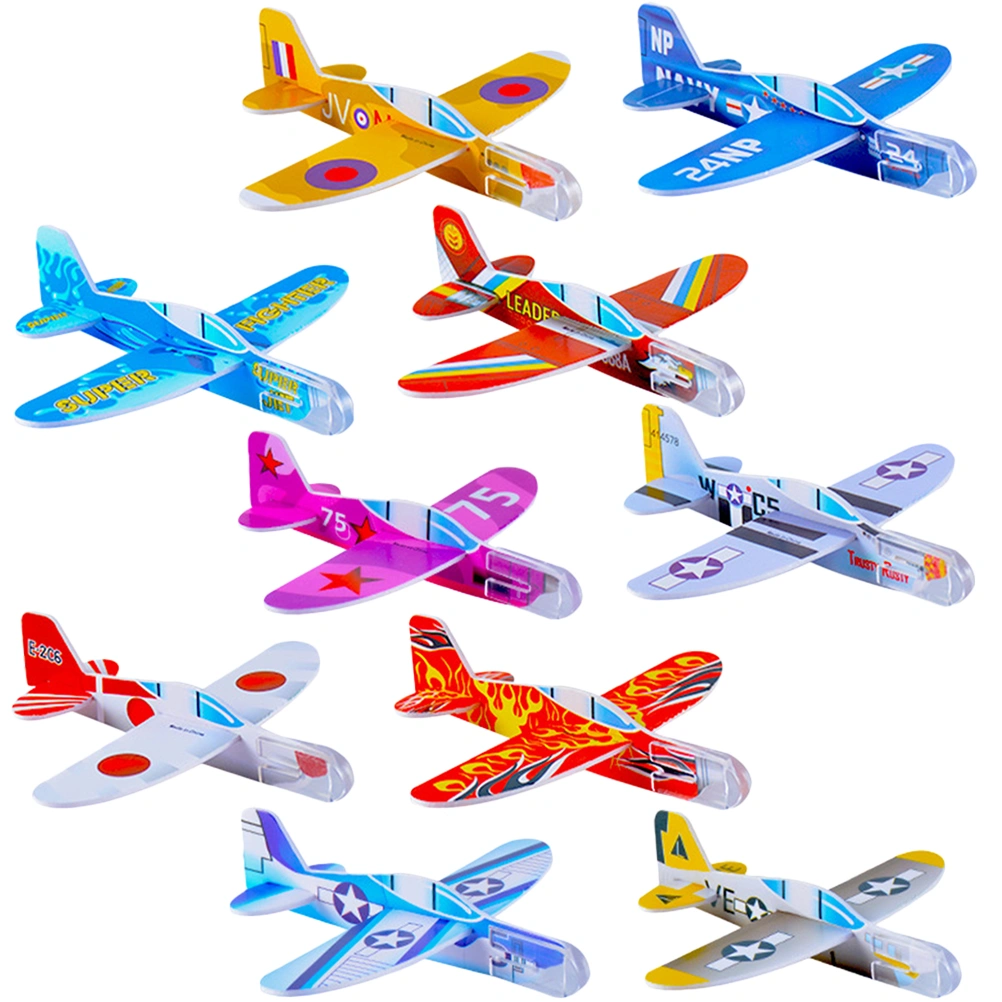 25Pcs Airplane Toys Outdoor Toy Small Throwing Glider Plane Throwing Airplane Aircraft Model
