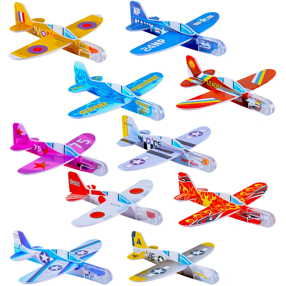 25Pcs Airplane Toys Outdoor Toy Small Throwing Glider Plane Throwing Airplane Aircraft Model