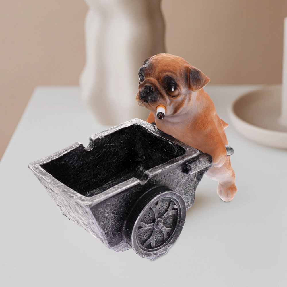 Cute Cigarette Ashtray Decorative Desktop Ashtray Dog Shape Ash Tray Home Table Decor