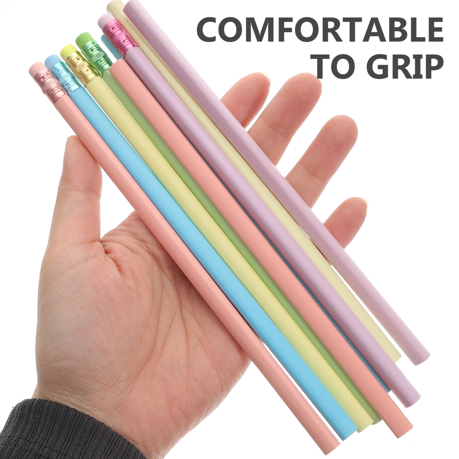 20Pcs Students Writing Pencils Colored Pencils Wooden Pencils Smooth Writing Wood Pencils