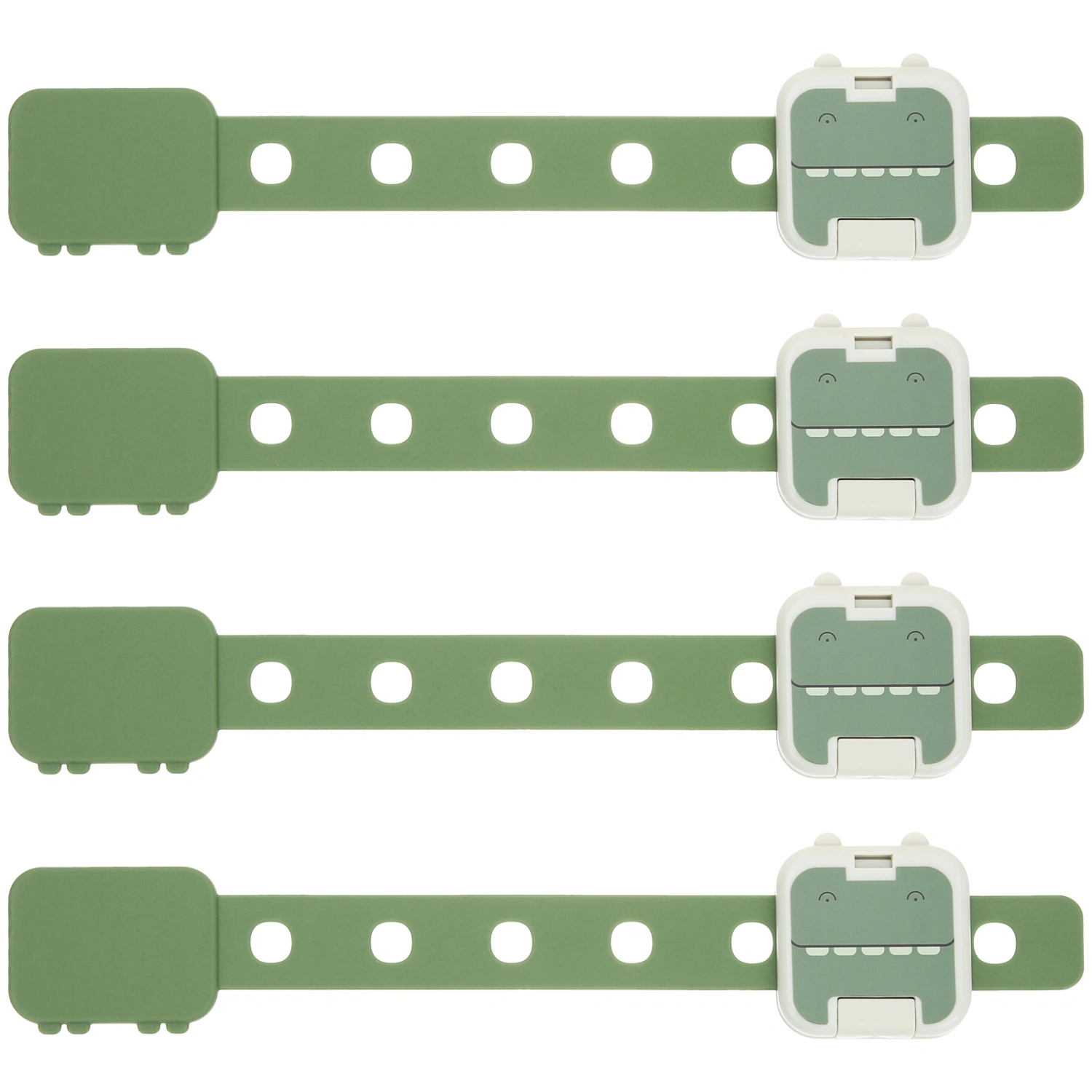 4Pcs Fridge Locks Cartoon Refrigerator Door Locks Baby Safety Cabinet Locks