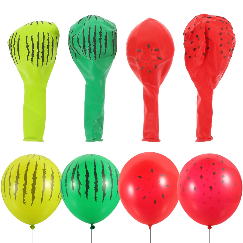 40pcs Watermelon Latex Balloons Party Balloons Party Layout Balloons Decorative Balloons