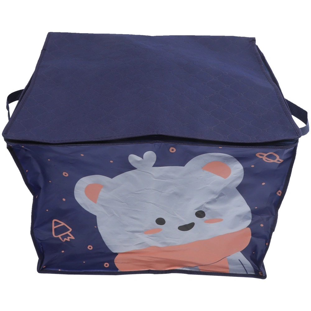 Adorable Cartoon Design Large Capacity Comforter Storage Bag Household Quilt Storage Bag