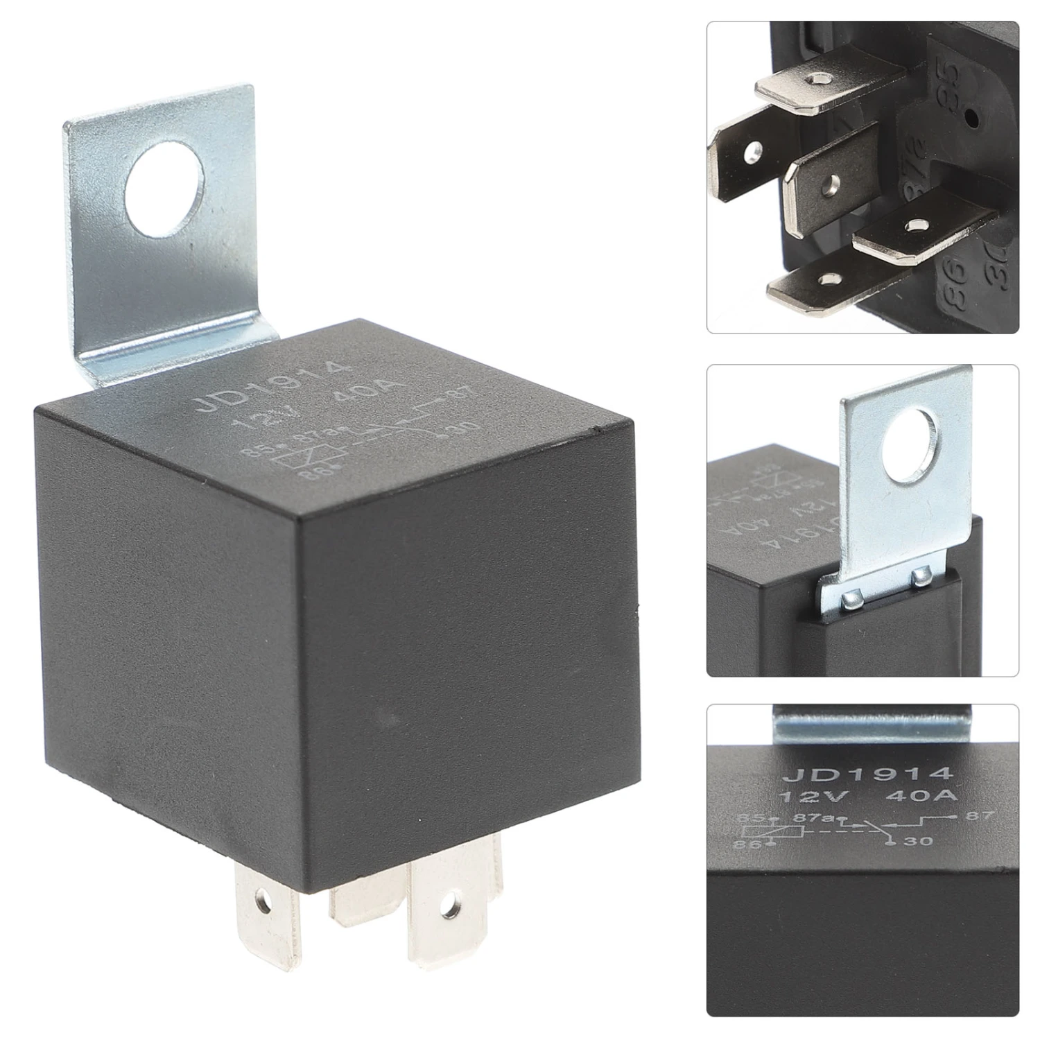 Car Relay 12v 40a Starter Relay 5 Pin Automotive Replacement Accessory