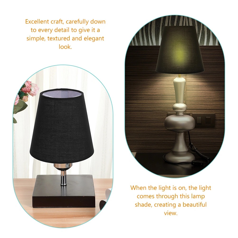2Pcs Fabric Drum Lampshade Lamp Shade Cover for Table Lamp Pendant Lamp Floor Lamp