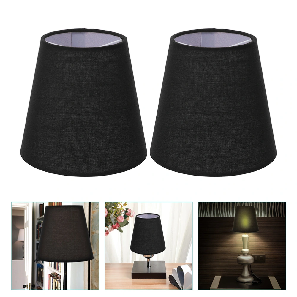 2Pcs Fabric Drum Lampshade Lamp Shade Cover for Table Lamp Pendant Lamp Floor Lamp