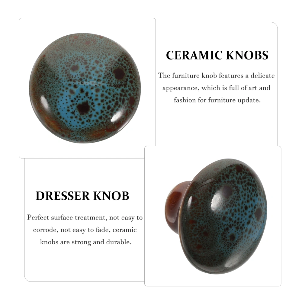 6pcs Furniture Handle Drawer Pulls Kitchen Cabinet Knobs Drawer Knobs Ceramic Cabinet Pulls