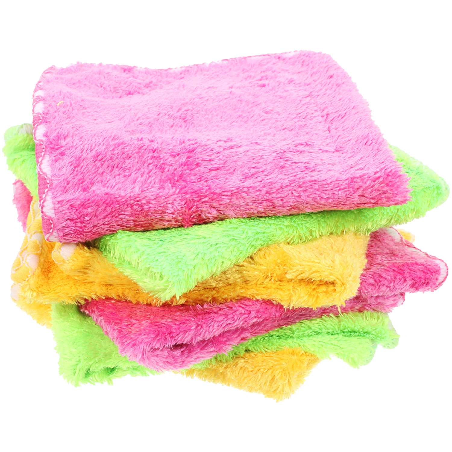 6Pcs Cleaning Towels Thick Dish Towels Kitchen Dishcloth Kitchen Duster Towels Reusable Dish Cloths