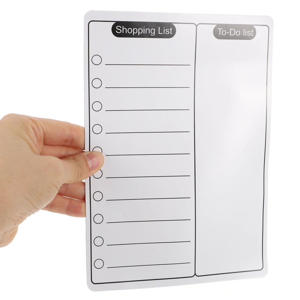 2Pcs Fridge White Board Magnetic Refrigerator Whiteboard List Reminder Whiteboard Message Board