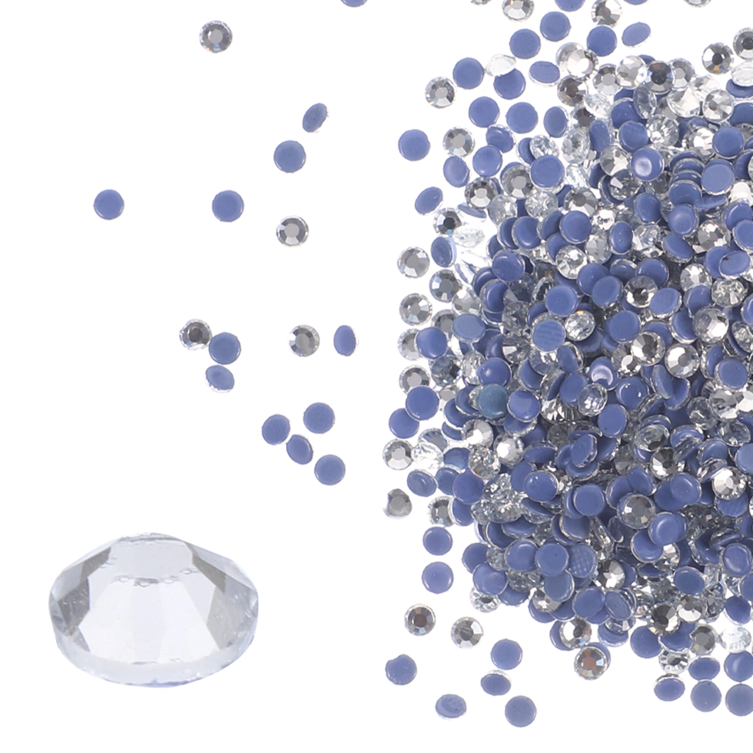2880pcs Hot Melt Rhinestones Flatback Glass Rhinestones for Crafts Ornament DIY