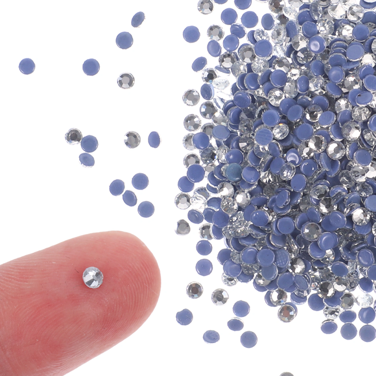 2880pcs Hot Melt Rhinestones Flatback Glass Rhinestones for Crafts Ornament DIY
