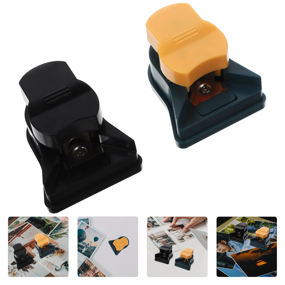 2Pcs Corner Rounder Punch 5mm Round Corner Trimmer Cutter for Card Making Photo Paper Trimming