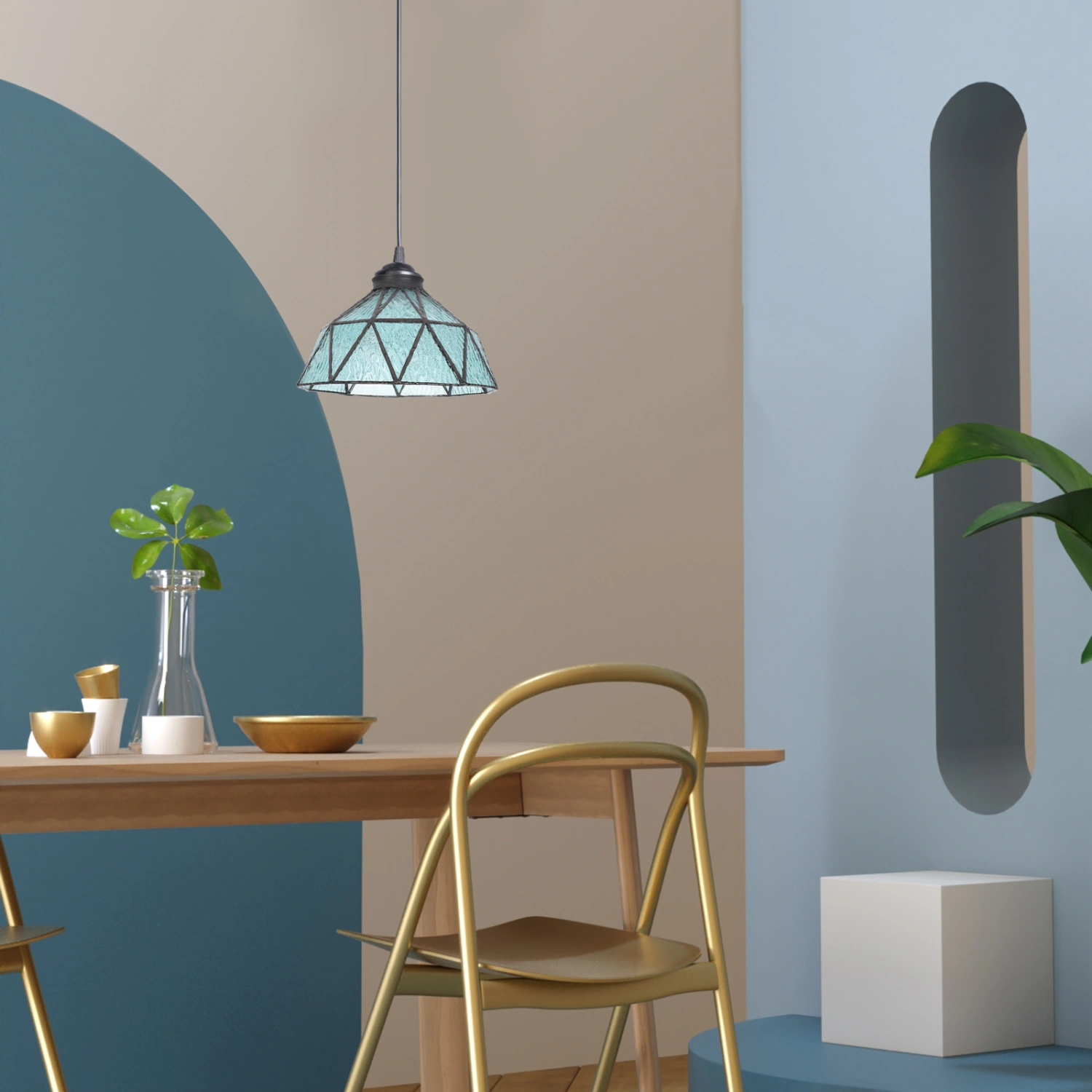 Pendant Light Shade Ceiling Light Shade Vintage Style Glass Light Bulb Cover
