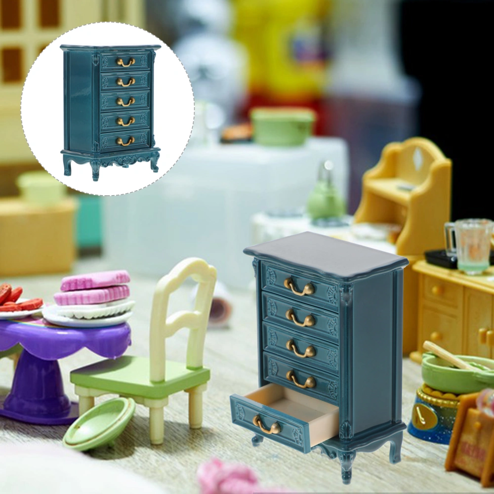 Miniature House Furniture Mini Cabinet Mini House Cabinet Mini House Decoration for Kids