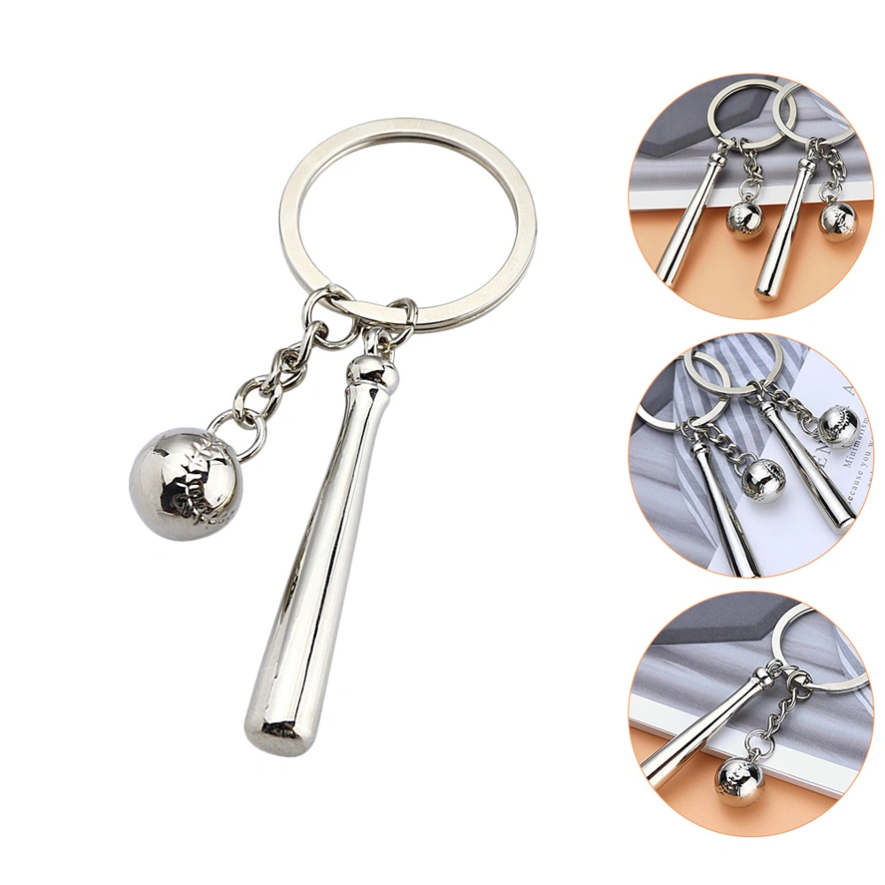 3Pcs Multi-function Key Chains Decorative Baseball Keychains Portable Keychains